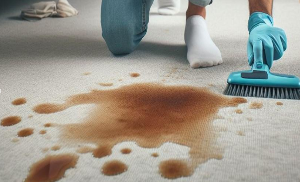 نحوه تمیز کردن لکه چای از روی فرش